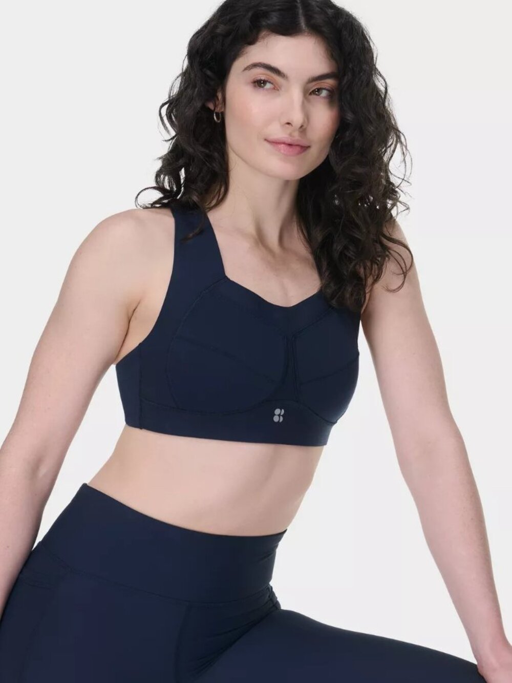 Zero Gravity Sweaty Betty Sports Bra Navy Blue 34C